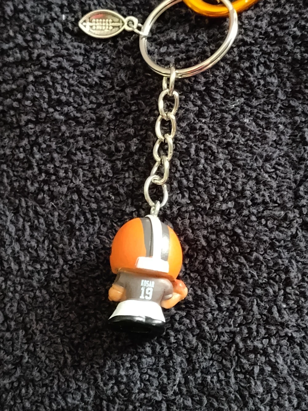 NFL 🏈 Cleveland Browns #19 KOSAR Teenymates Keychain - Orange